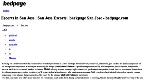 san jose bedpage